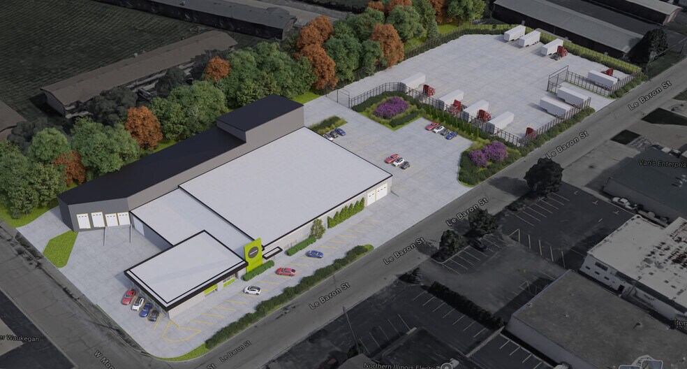 135 Le Baron St, Waukegan, IL for sale - Aerial - Image 2 of 10