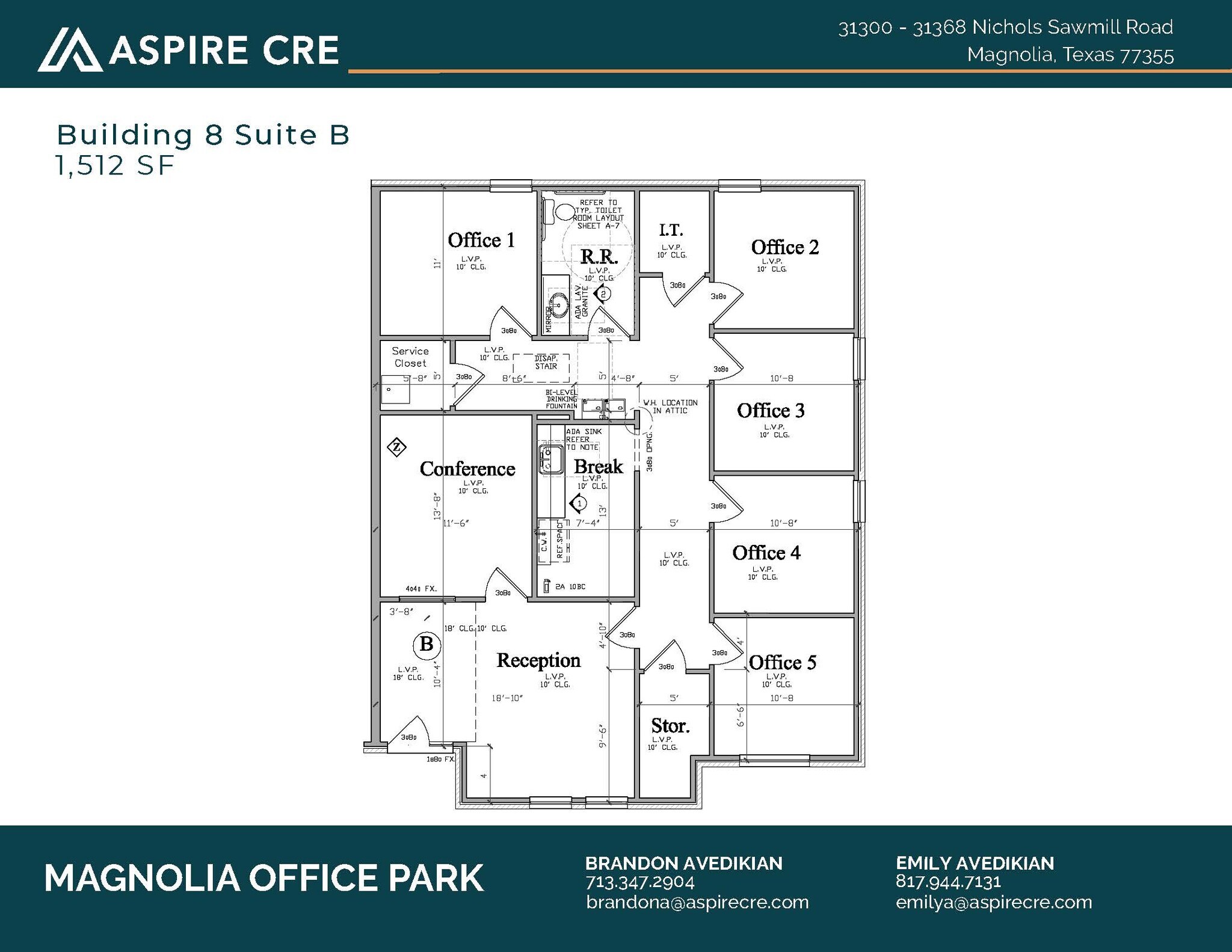 31368 Nichols Sawmill Rd, Magnolia, TX for lease Floor Plan- Image 1 of 2