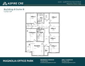 31368 Nichols Sawmill Rd, Magnolia, TX for lease Floor Plan- Image 1 of 2