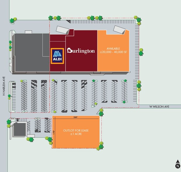 4701 N Harlem Ave, Harwood Heights, IL for lease - Building Photo - Image 3 of 4