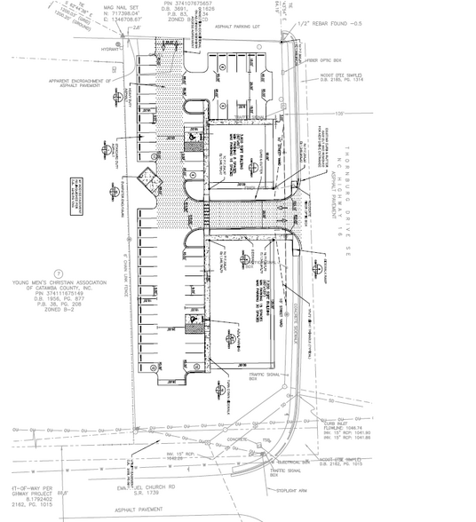 120 Thornburg Dr SE, Conover, NC à vendre - Plan de site - Image 2 de 3