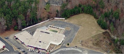 2410 Wisteria Dr, Snellville, GA - AERIAL map view