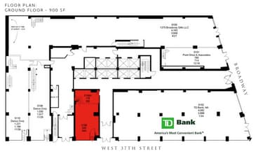 131 W 37th St, New York, NY for lease Floor Plan- Image 2 of 2