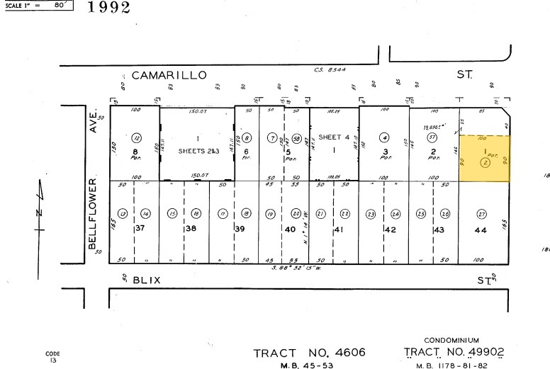 4789 Vineland Ave, North Hollywood, CA à louer - Plan cadastral - Image 2 de 9