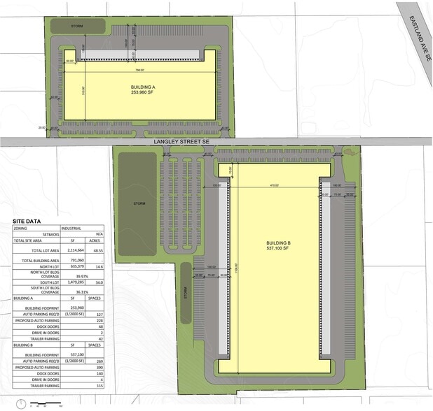 3741 Langley St SE, Salem, OR à louer - Plan de site - Image 2 de 3