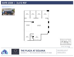 1301 Solana Blvd, Westlake, TX for lease Floor Plan- Image 1 of 9