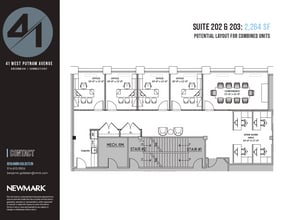 41 W Putnam Ave, Greenwich, CT for lease Floor Plan- Image 1 of 2