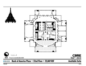 600 Peachtree St NE, Atlanta, GA à louer Plan d  tage- Image 1 de 1