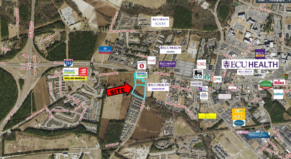 Land in Greenville, NC for sale Building Photo- Image 1 of 2