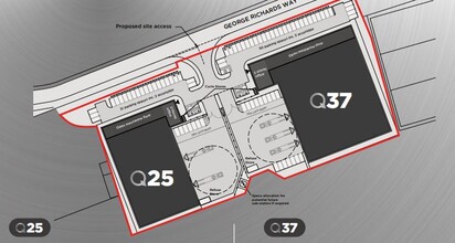 George Richards Way, Altrincham à louer Plan de site- Image 1 de 7