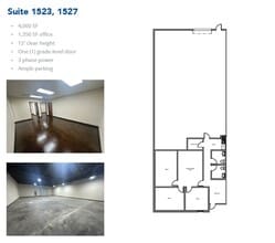 1509-1521 Central Park Dr, Hurst, TX à louer Plan d’étage- Image 1 de 1