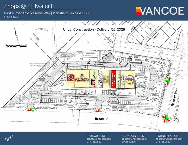 NWC of Broad St & Reserve Way, Mansfield, TX à louer - Photo du bâtiment - Image 3 de 9