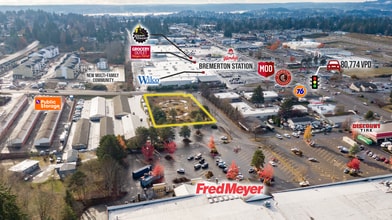 1800 NE Riddell Rd NE, Bremerton, WA - AERIAL map view