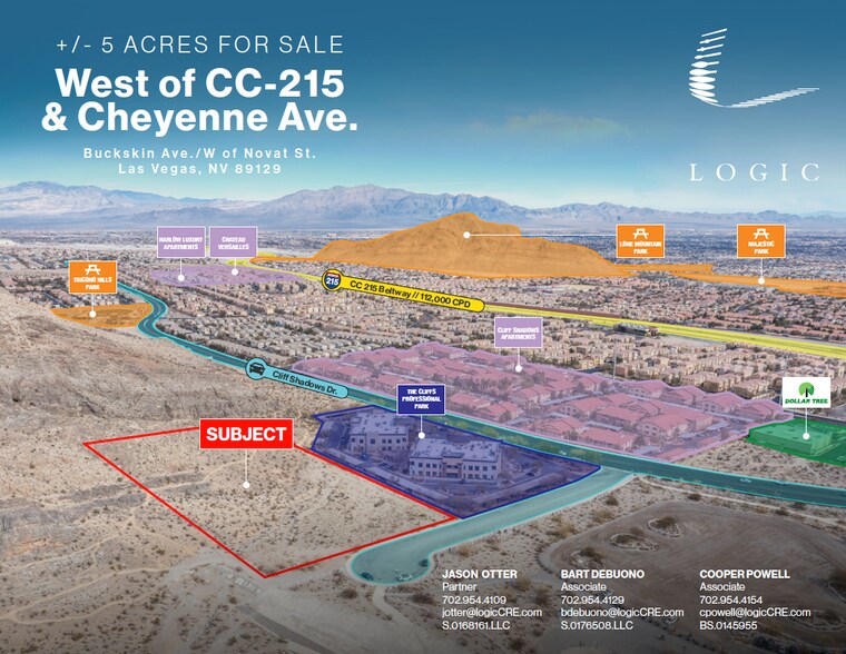 Buckskin, Las Vegas, NV à vendre - Aérien - Image 3 de 9