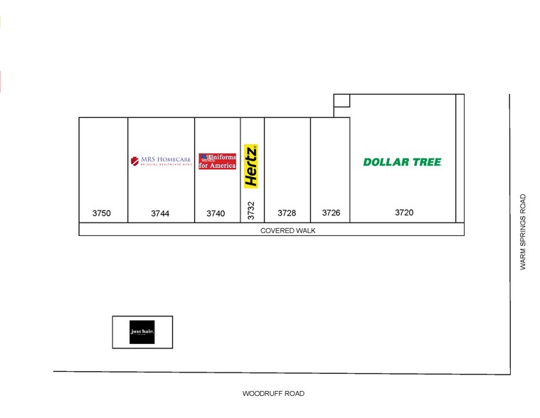 3744 Woodruff Rd, Columbus, GA à louer - Photo du bâtiment - Image 3 de 3