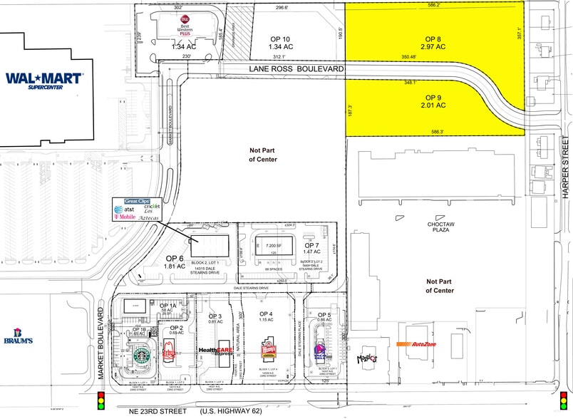 2655 Lane Ross Blvd, Choctaw, OK à vendre - Plan de site - Image 2 de 2
