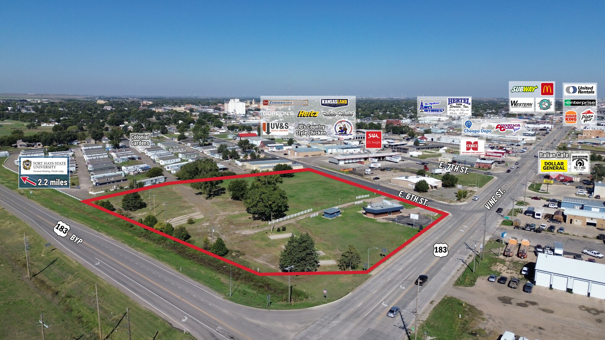 501 Vine St, Hays, KS à vendre Photo du bâtiment- Image 1 de 7