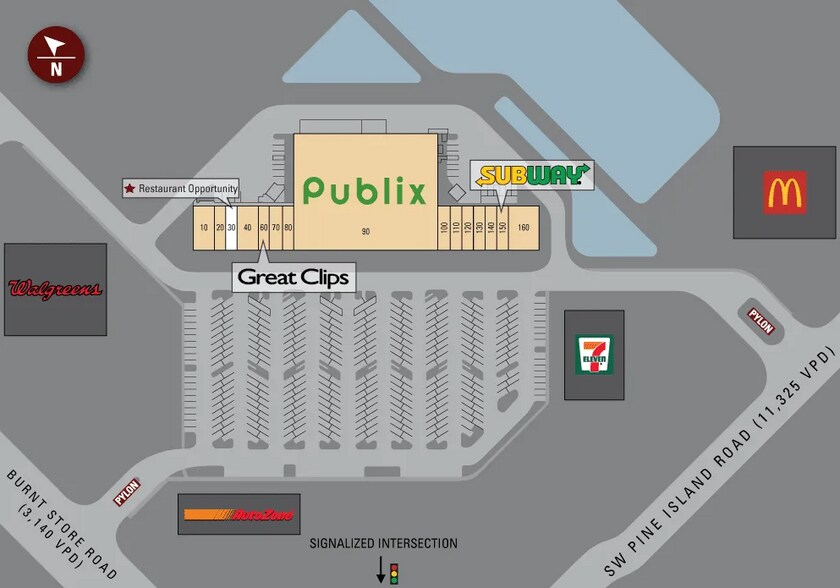 3015 SW Pine Island Rd, Cape Coral, FL for lease - Site Plan - Image 2 of 7