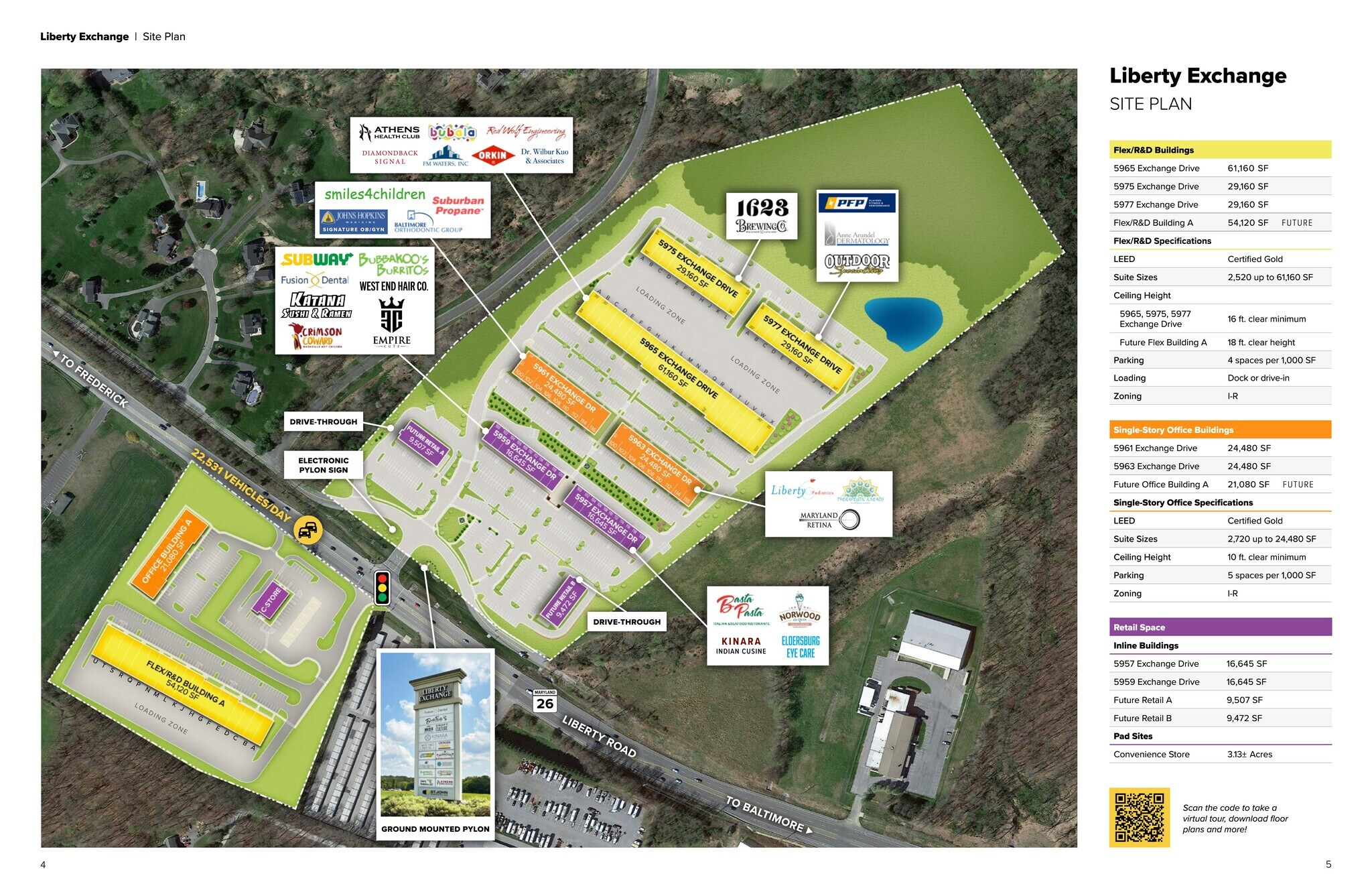 5957 Exchange Dr, Eldersburg, MD for lease Site Plan- Image 1 of 2