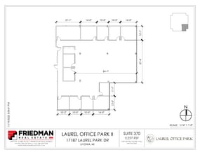 17187 N Laurel Park Dr, Livonia, MI for lease Floor Plan- Image 1 of 2