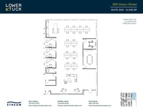 800 Gesco St, Charlotte, NC for lease Floor Plan- Image 1 of 1