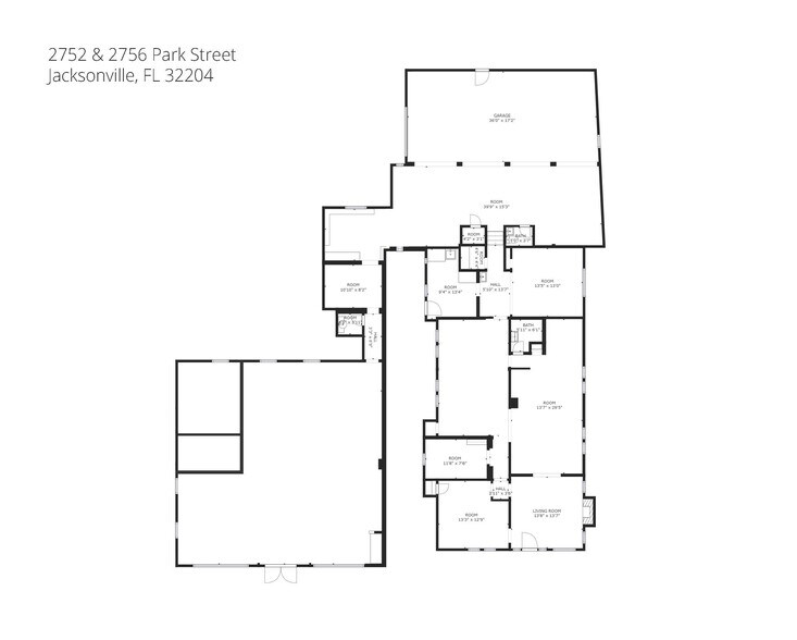 2756 Park St, Jacksonville, FL à vendre - Plan d’étage - Image 3 de 3