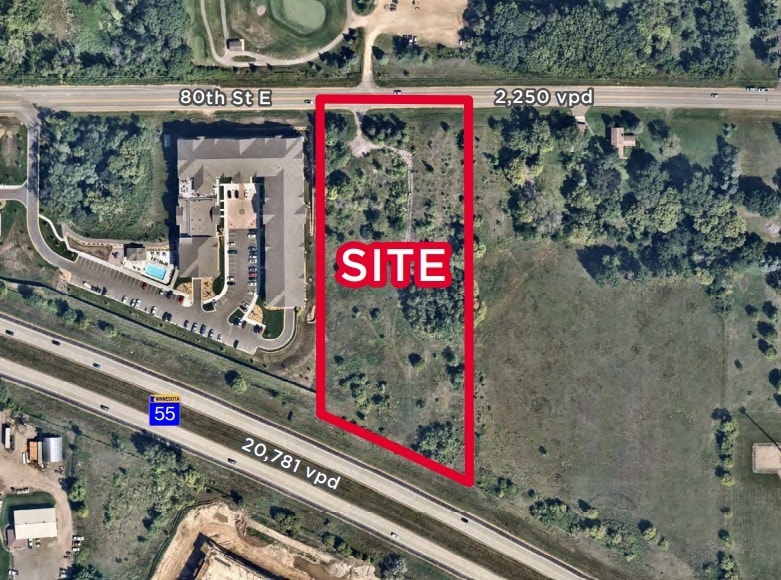 1620 80th St E, Inver Grove Heights, MN for lease - Aerial - Image 2 of 3