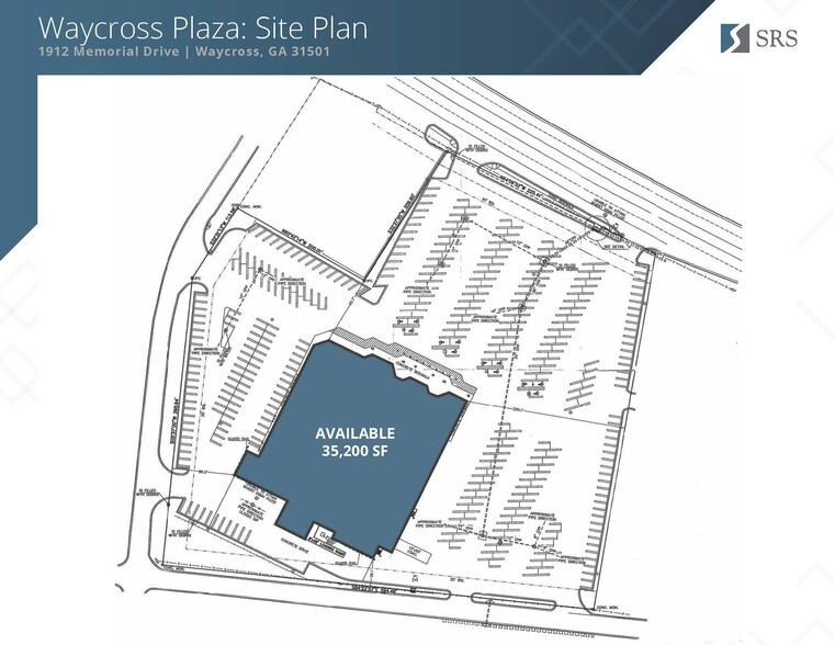 1912 Memorial Dr, Waycross, GA à louer - Plan de site - Image 3 de 8