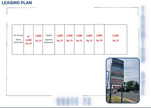 175 S Route 73, West Berlin, NJ à louer Plan de site- Image 2 de 2