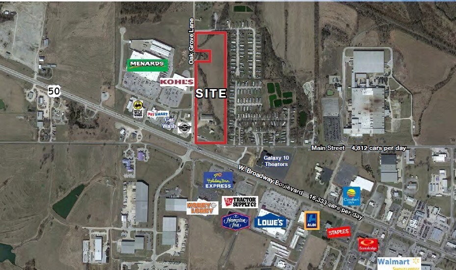 24920 Oak Grove Ln, Sedalia, MO à vendre - Aérien - Image 3 de 14
