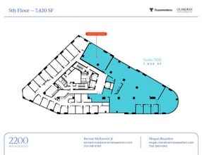 2200 Wilson Blvd, Arlington, VA for lease Floor Plan- Image 1 of 1