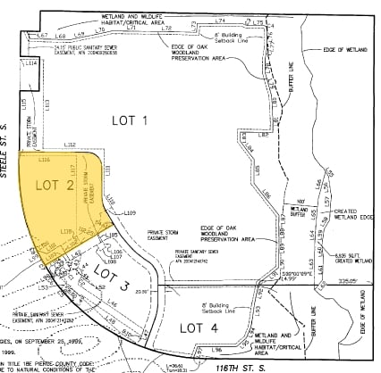 11401 Steele St S, Tacoma, WA for sale - Plat Map - Image 2 of 4