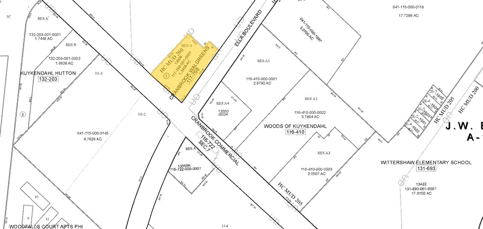 13606 Kuykendahl Rd, Houston, TX à vendre - Plan cadastral - Image 2 de 8