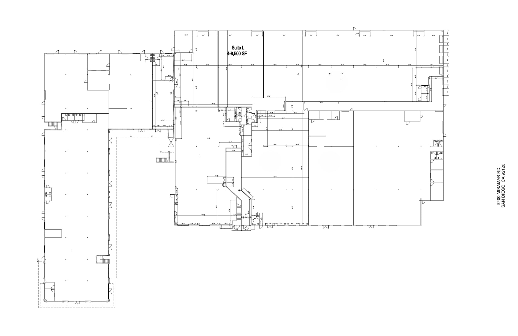 8400 Miramar Rd, San Diego, CA à louer Plan d’étage- Image 1 de 1