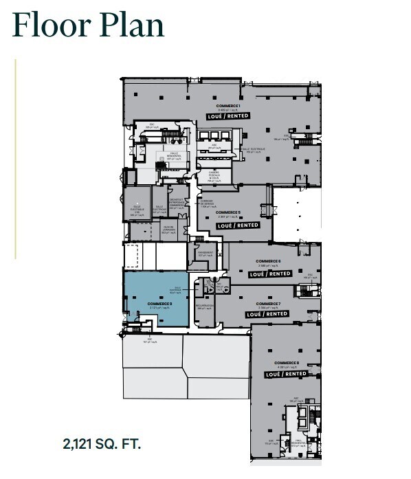 225 Rue Young, Montréal, QC for lease Floor Plan- Image 1 of 1