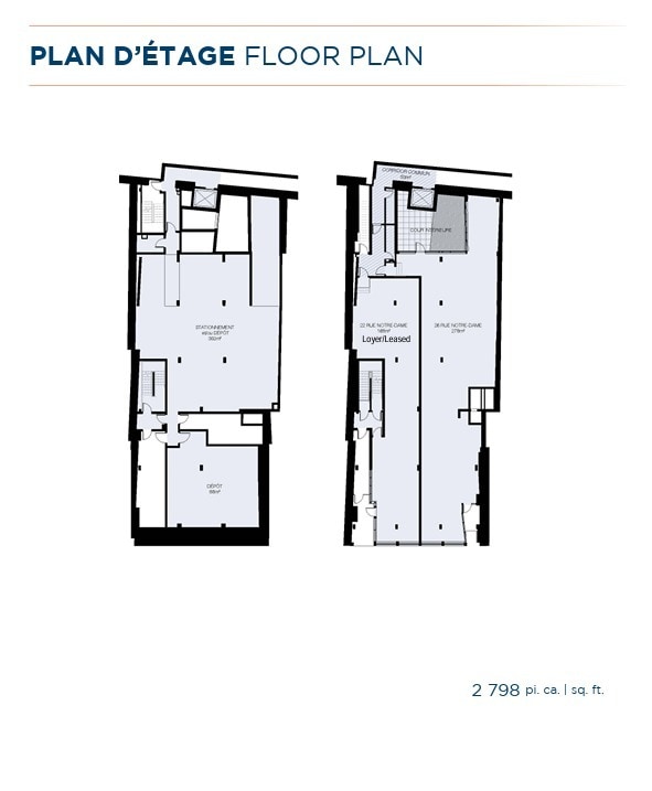 22-26 Rue Notre-Dame O, Montréal, QC for lease Floor Plan- Image 1 of 1