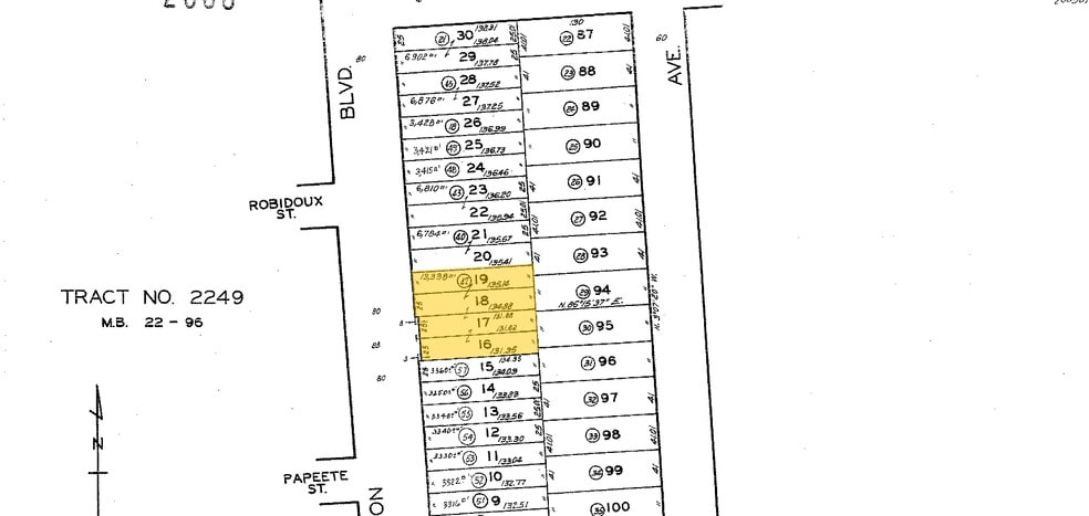 1236 N Wilmington Blvd, Wilmington, CA for lease - Plat Map - Image 2 of 22
