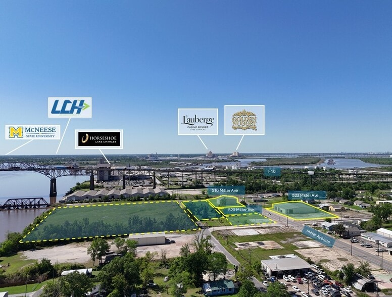 523-525 Miller Ave, Westlake, LA à louer - Photo du bâtiment - Image 2 de 5