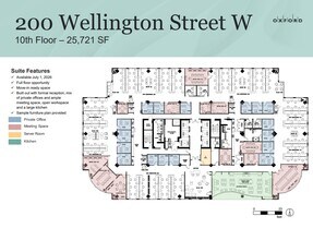 200 Wellington St W, Toronto, ON à louer Plan d’étage- Image 1 de 1