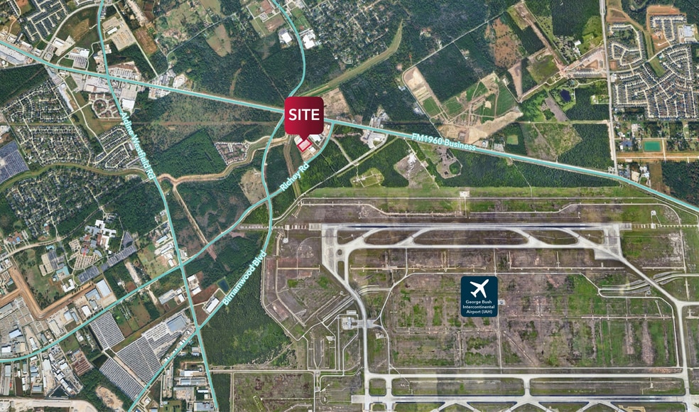 4551-A E Richey Rd, Humble, TX for lease - Aerial - Image 3 of 5