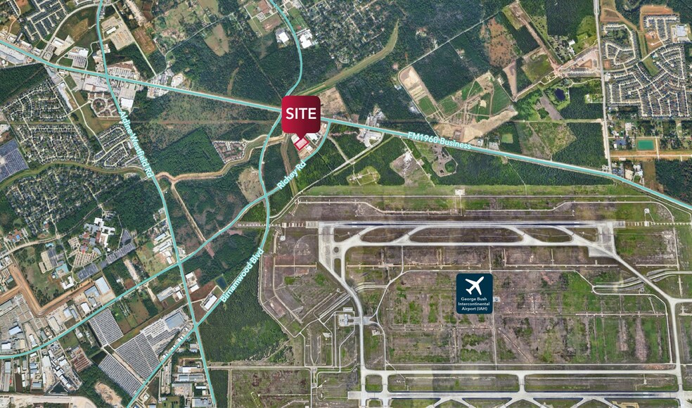 4551-A E Richey Rd, Humble, TX à vendre - Aérien - Image 3 de 5
