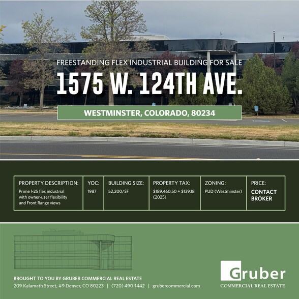 1575 W 124th Ave, Westminster, CO à vendre - Photo du bâtiment - Image 1 de 16
