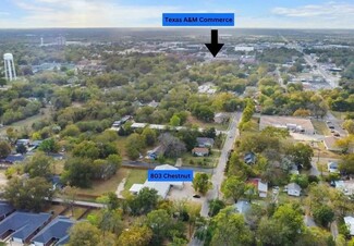 Plus de détails pour 803 Chestnut St, Commerce, TX - Spécialité à vendre