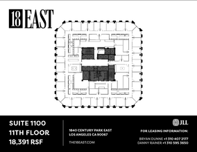 1840 Century Park E, Los Angeles, CA for lease Floor Plan- Image 1 of 1