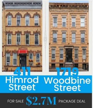 Plus de détails pour 411 Himrod St. & 1719 Woodbine St. Sale – Multi-résidentiel à vendre