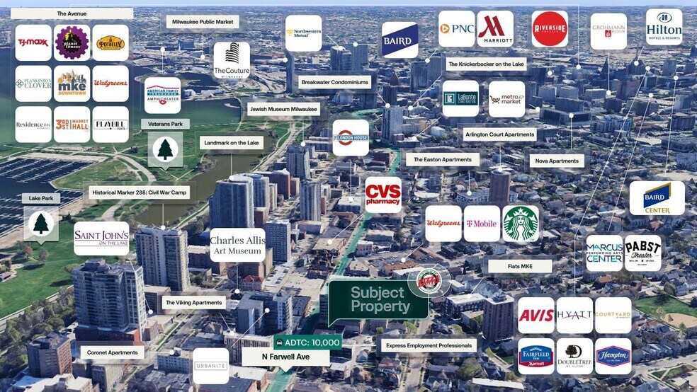 1827 N Farwell Ave, Milwaukee, WI à vendre - Photo du bâtiment - Image 2 de 2