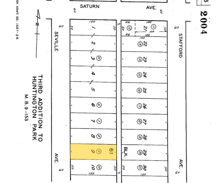 7024 Seville Ave, Huntington Park, CA à louer - Plan cadastral - Image 2 de 5