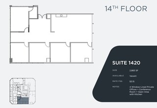 401 W A St, San Diego, CA à louer Plan d’étage- Image 1 de 1