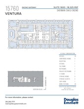 15760 Ventura Blvd, Encino, CA à louer Plan d  tage- Image 1 de 1