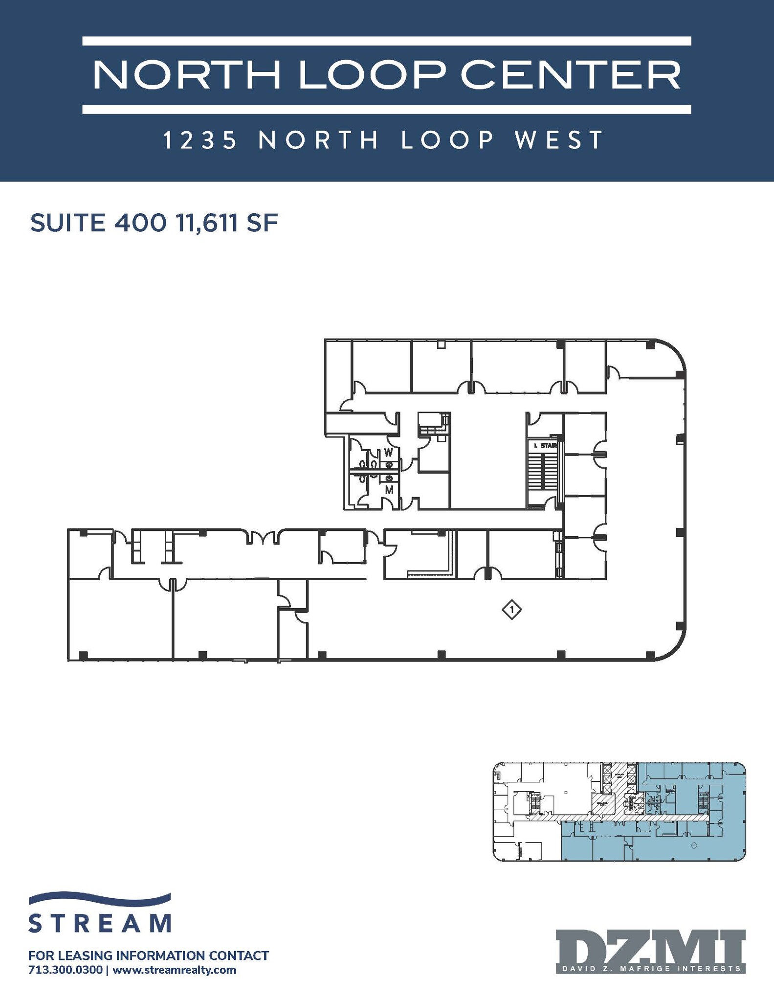 1235 North Loop W, Houston, TX à louer Plan d’étage- Image 1 de 1